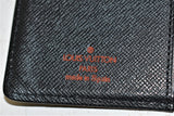 Louis Vuitton, Couverture Agenda en cuir épi noir