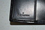 Louis Vuitton, Couverture Agenda long en cuir épi noir
