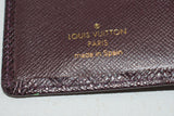 Louis Vuitton, Couverture Agenda en cuir taïga aubergine