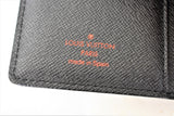 Louis Vuitton, Couverture Agenda en cuir épi noir