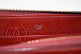 Cartier, Portefeuille compagnon en cuir verni "happy birthday"