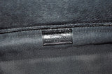 Longchamp, Sac week-end en cuir noir