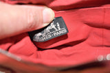 Hermès, Trousse de toilette "TOTO" en toile coton rouge