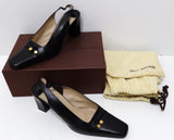 Louis Vuitton, Escarpins à talon, en cuir noir