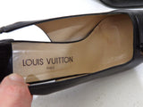 Louis Vuitton, Escarpins à talon, en cuir noir