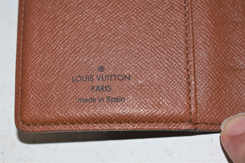 Couverture Agenda de poche en toile monogram - Louis Vuitton