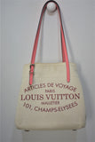 Louis Vuitton, Sac cabas porté main " Corail PM " en toile écru