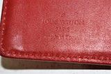 Louis Vuitton, Couverture Agenda en cuir verni rouge