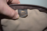 Longchamp, Sac week-end 45, en cuir marron ébène monogrammé
