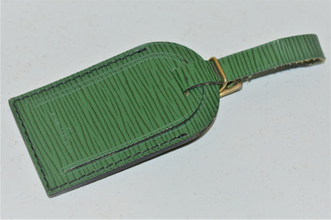 Louis Vuitton, Rare Porte Adresse pour sac de voyage et ou pour sac à main en cuir épi