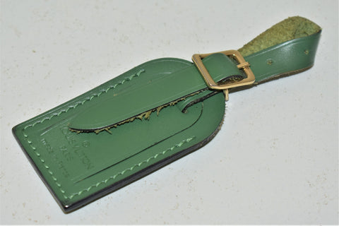 Louis Vuitton, Porte Adresse pour sac à main en cuir vert