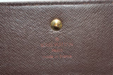Louis Vuitton, Portefeuille INTERNATIONAL, en toile enduite damier ébène