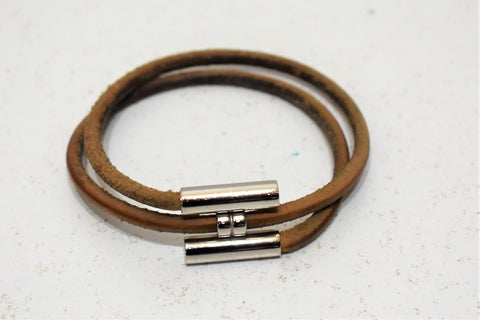 Bracelet en cuir "Tournis", Hermès